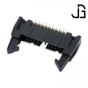 OEM Custom1.0 1.27 2.0 2.54mm DIP Right Angle SMT Type Shrouded Header Connector