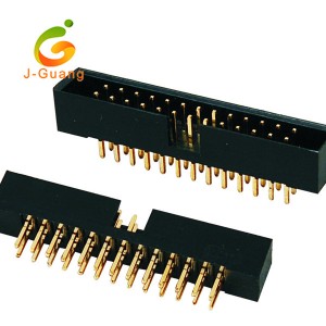 Leading Manufacturer for 2.54mm 2x8pin Dc3 16 Pin Straight Male Shrouded Pcb Idc Socket Box Header