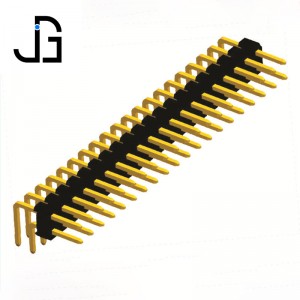JG125-F 2.0mm Pitch Double Row Pin Headers Right Angle type