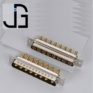 High Power female male 8w8 D-SUB connector solder gold plated connector