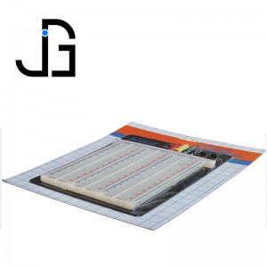 JG 2390 tie-point solderless breadboard electronic components