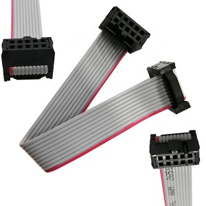 Custom 40 pin flat ribbon idc cable with flexible flat cable
